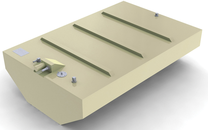 Moeller 032585 85 Gallon Permanent Below Deck Fuel Tank