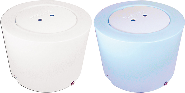 Moeller 042281 Round Livewell Tank 29 Gallon Light Blue