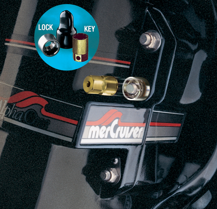 McGard 74019 Twin Stern Drive Lock 7/16 Inch Stainless Steel