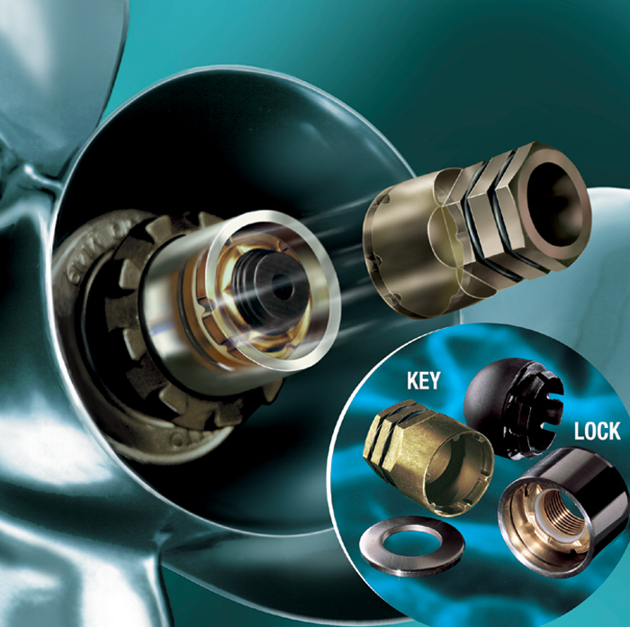 McGard 74052 Prop Lock for Johnson/Evinrude 40-130 HP Outboard Motors