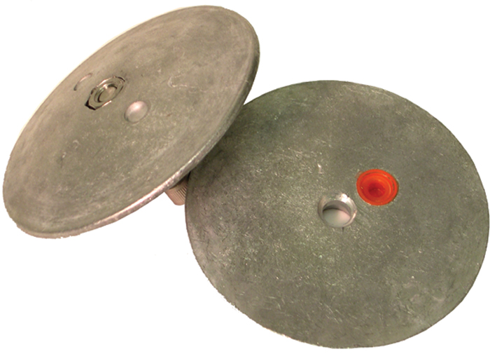 Caldwell Casting R5000A 5" Rudder Trim Tab Anode Zinc Marine Corrosion Protection