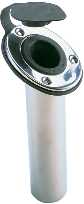 Perko 0452DP0STS Angled Flush Mount Rod Holder - Stainless Steel