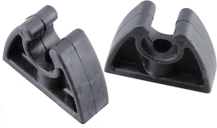 Perko 0477DP0BLK Pole Storage Clips for 3/4" Tubing