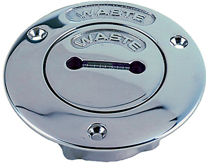 Perko 0524DP0CHR Deck Fill Waste for 1-1/2 Inch Pipe Chrome Plated Bronze