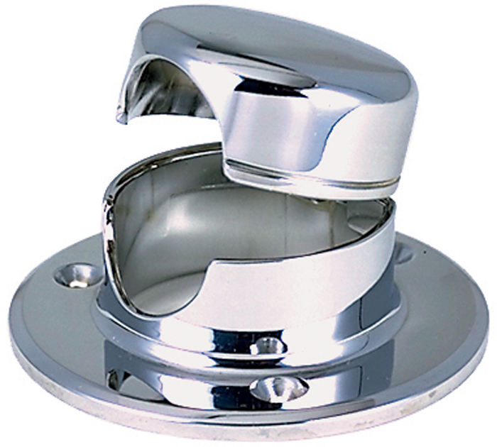 Perko 0757DP0CHR Chrome Plated Zinc Rope Deck Pipe
