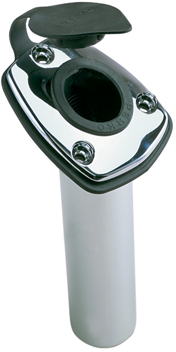 Perko 1205DP0CHR 65° Angled Flush Mount Rod Holder Chrome
