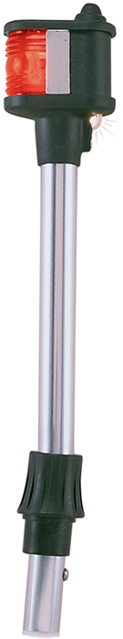 Perko 1212DP2CHR 12-1/2" Removable Bi-Color Navigation Light with Utility Light