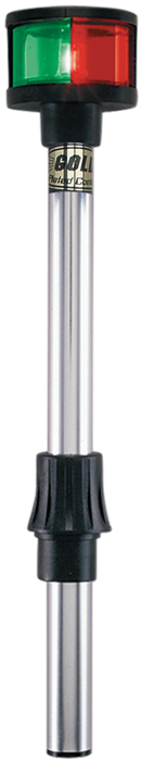 Perko 1612DP2BLK 12" Bi-Color Pole Light for Power Boats Under 39 Feet