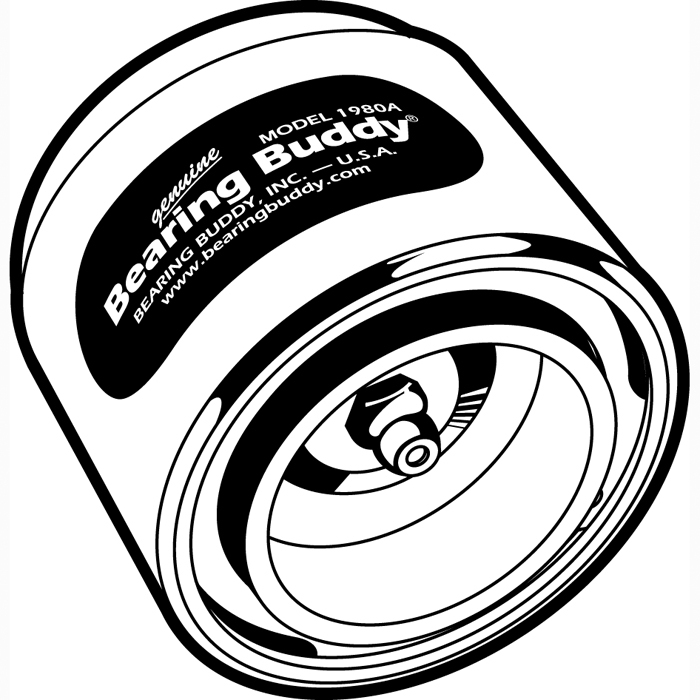 Picture of Bearing Buddy 42202 Chrome Wheel Bearing Protector 2-Pack for Trailers