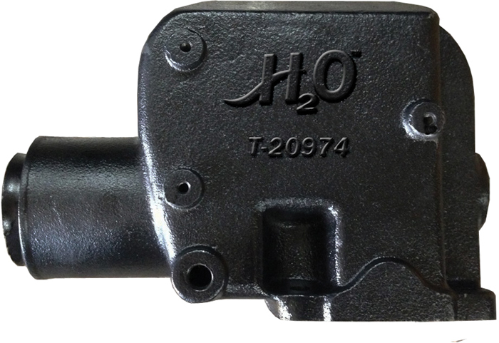 Quality Mark T-20974 Exhaust Riser 3 Inch 0 Degree for V6 V8 Marine Engines