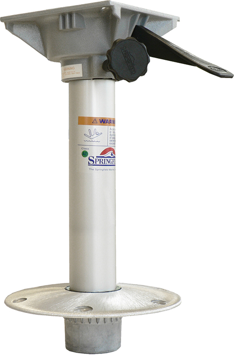 Springfield Marine 1300715-L1 Plug-In Pedestal Post 2-3/8" 3-Piece 15" Locking Set