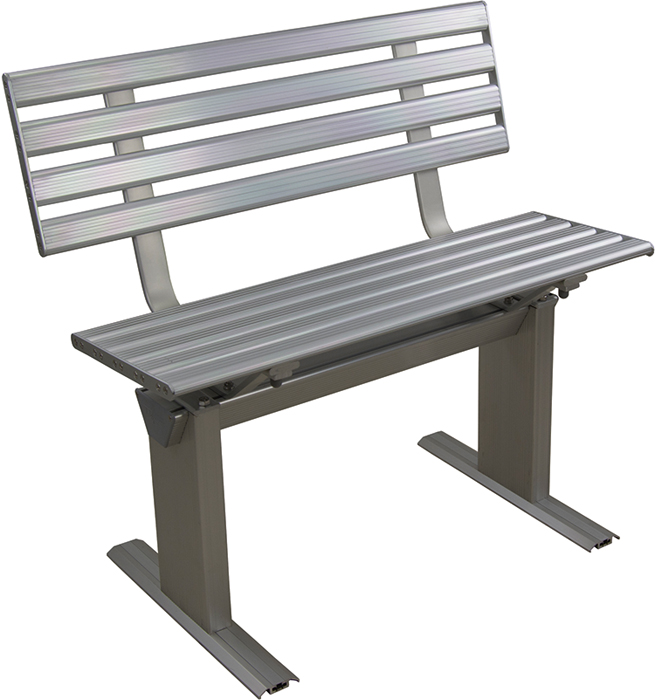 Springfield Marine 10990502 Aluminum Dock Bench 2-Person Seating