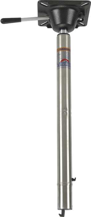 Springfield Marine 1641019 Power-Rise Adjustable Pedestal 25-1/2" to 32-1/4" Stainless Steel