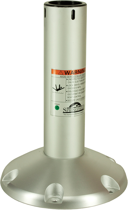 Springfield Marine 1240012SAL 2-7/8" Locking Pedestal with 9" Round Base