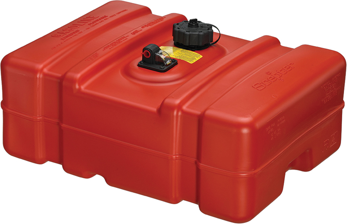 Scepter 08669 12 Gallon Low Profile Rectangular Portable Marine Fuel Tank