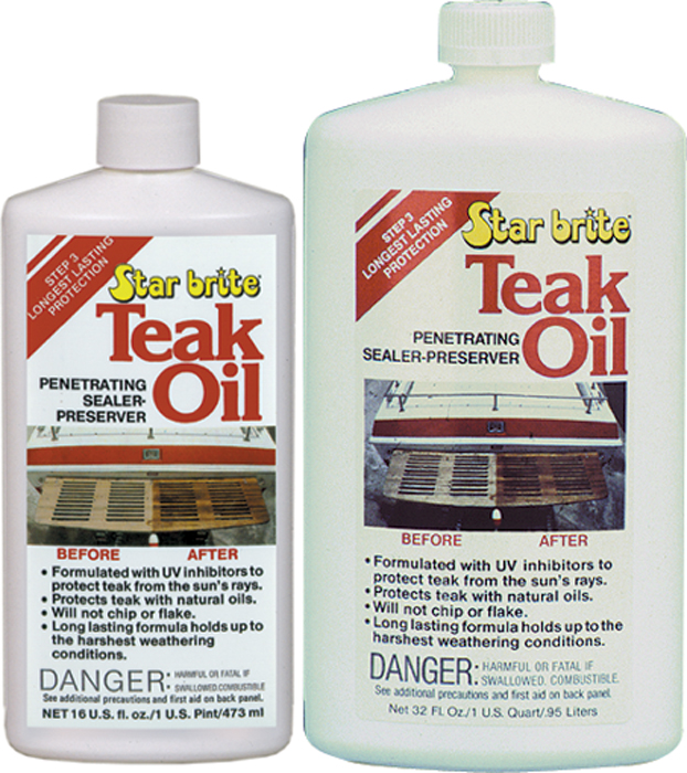 Starbrite 081600 Teak Oil Gallon - UV Protection Wood Sealer