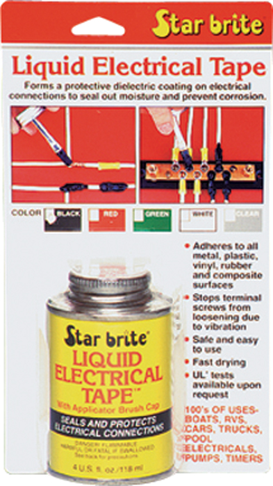 Starbrite 084105B Liquid Electrical Tape Red 4 oz