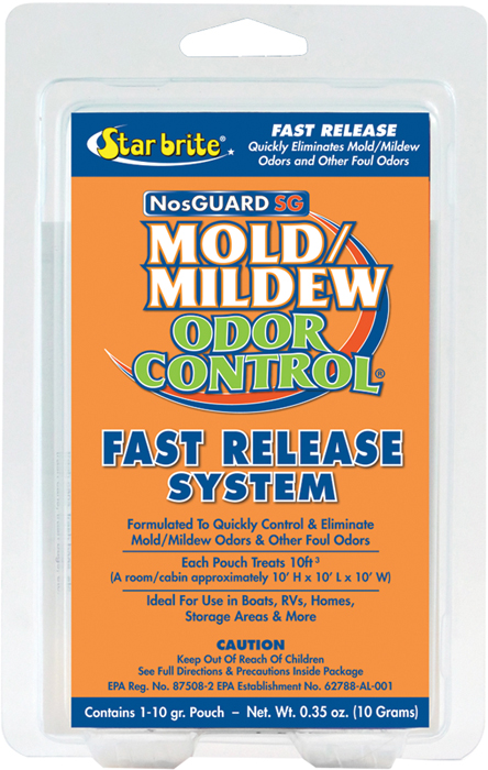 Starbrite 089970 M2DG Fast Release Mildew Odor Control Bags 10g