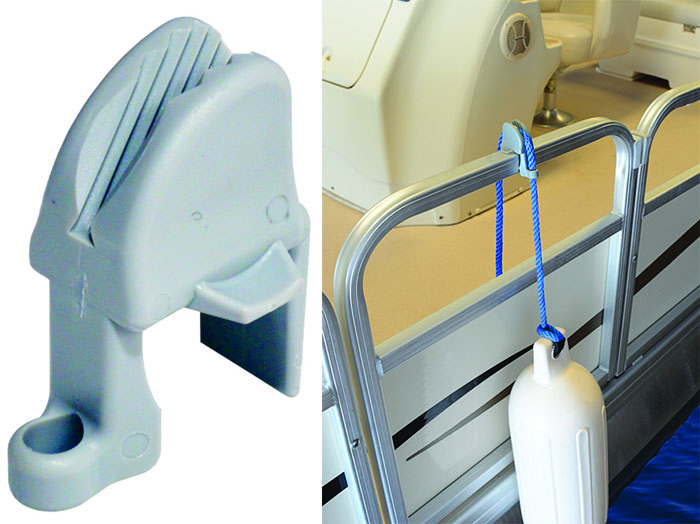 T-H Marine PFAC1DP Pontoon Fender Hanger Clips (1 Pair)