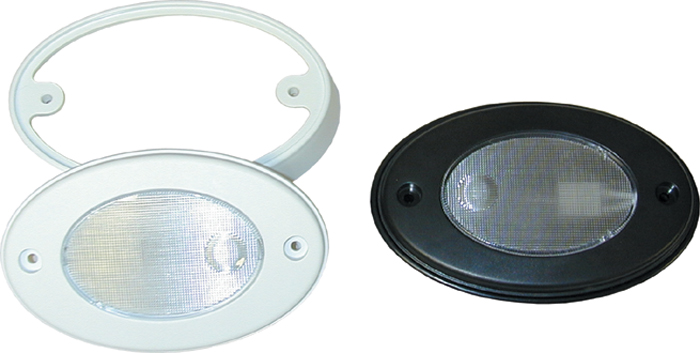 T-H Marine OCL2KDP 12V Oval Courtesy Light with Built-In Switch