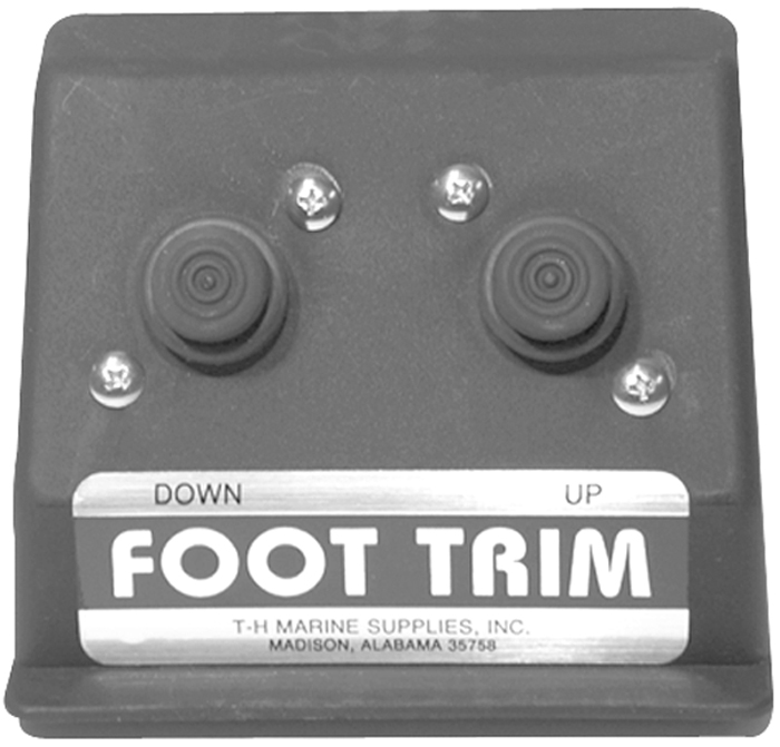 T-H Marine HT1DP Hot Trim Floor Mounted Foot Trim Control