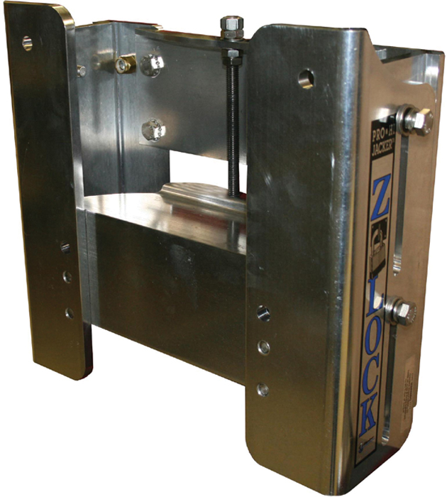 T-H Marine JPZ-4-DP Z-Lock 4 Inch Setback Manual Jack Plate Single Adjust