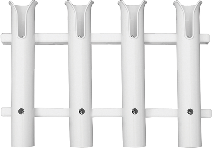 Taco Metals P03-064W Polyethylene 4-Rod Rack White