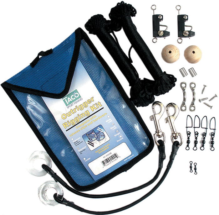 Taco Metals RK-0001SB Standard Outrigger Rigging Kit for Grand Slam 170