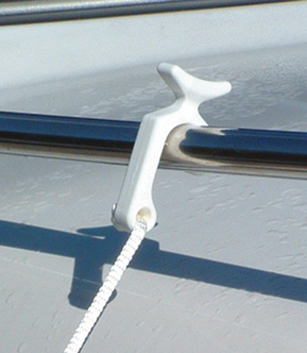 TAYLOR 1093 Rail Mount Fender Line Clips for 7/8" Rail (2-Pack)