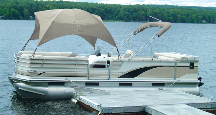 Taylor Made 12003OR Pontoon Easy-Up Shade Black
