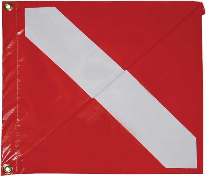 TAYLOR 4200 Diver Down Flag with Stiffener