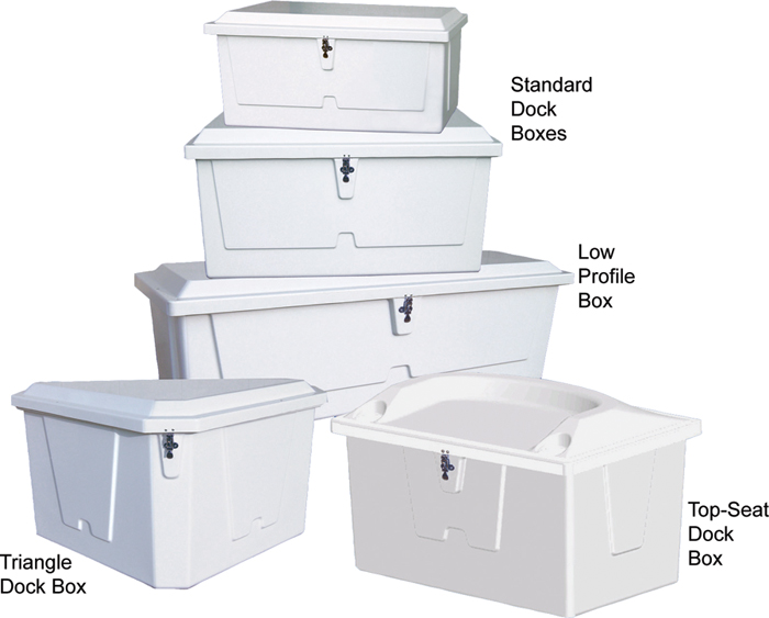 Taylor Made 83557 Low Profile Medium Dock Box 48"W x 20"D x 18"H