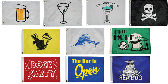 TAYLOR 1718 Skunk Flag 12" x 18" Nylon