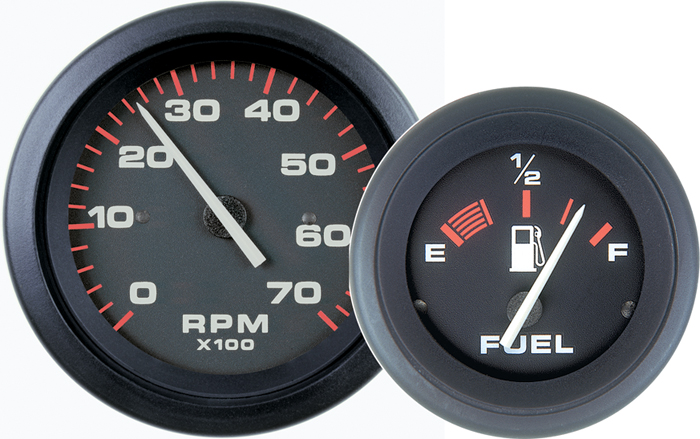 Sierra 57900P Amega 65 MPH Speedometer Kit with Domed Glass