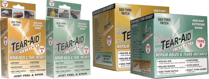 Tear Repair B-20 Type B Vinyl Repair Patch Roll 3in x 5ft