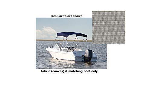 Carver Covers 405A10 3-Bow Bimini Top Canvas and Storage Boot 54" High 72" Long