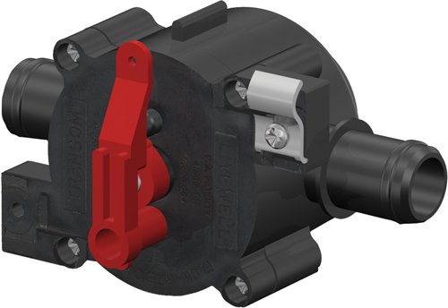 Flow-Rite MPV-04-RN01 V4 Three-Position Livewell Control Valve Rear Cable Barbed