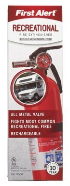 BRK Electronics REC5 5-B:C Fire Extinguisher with Mounting Bracket