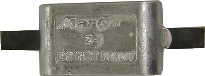 Martyr Anodes CMZ04AZ Zinc Plate with Aluminum Straps