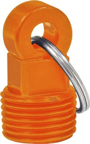 SeaSense 50032277 Garboard Drain Plug Key Chain 1/2 Inch NPT Nylon