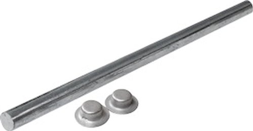 SeaSense 50081043 Roller Shaft with Pal Nuts 5/8" x 13-1/2"