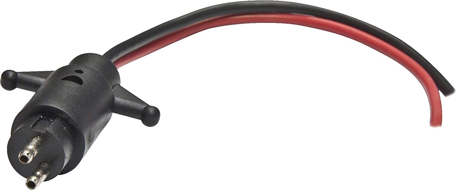 SeaSense 50052216 Trolling Motor Plug 12V 2-Pin Male 10 Gauge