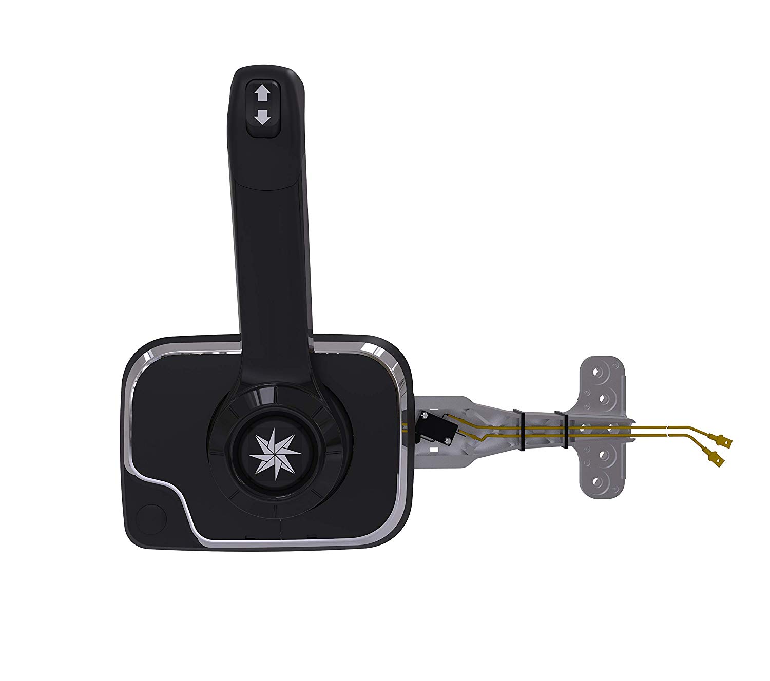 Seastar Solutions CHX8554P Xtreme Side Mount Control with Trim - Black