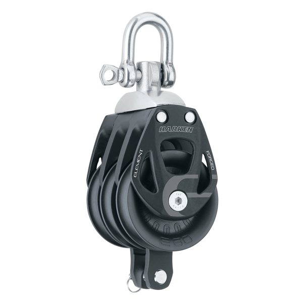 Ronstan RF20312 Series 20 Triple Block with 2-Axis Shackle Head and Becket