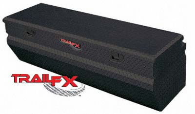TrailFX 150482 Aluminum Truck Bed Chest Tool Box with Single Lid - 47 Inch