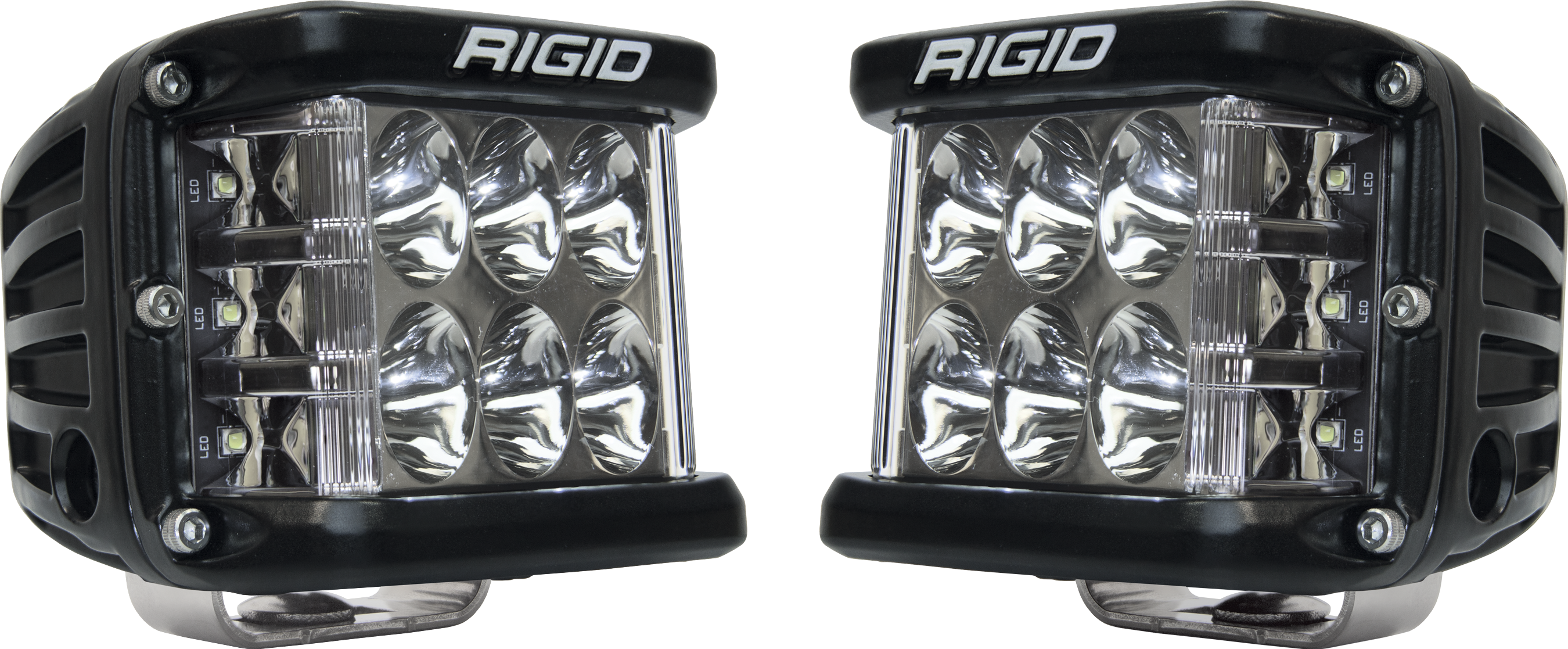 RIGID Industries 262313 D-SS Pro LED Light Pod Pair with Side Shooter Driving Optic Surface Mount