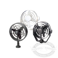 Hella 003361012 Marine 2-Speed Turbo Cabin Fan 24V Black