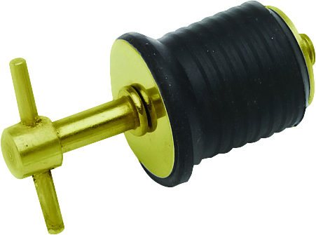 SeaSense 50032312 Brass Twist Drain Plug 1 Inch