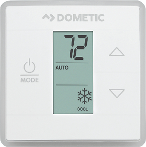 Dometic 9600023355 LCD Thermostat for Heat Strip - White