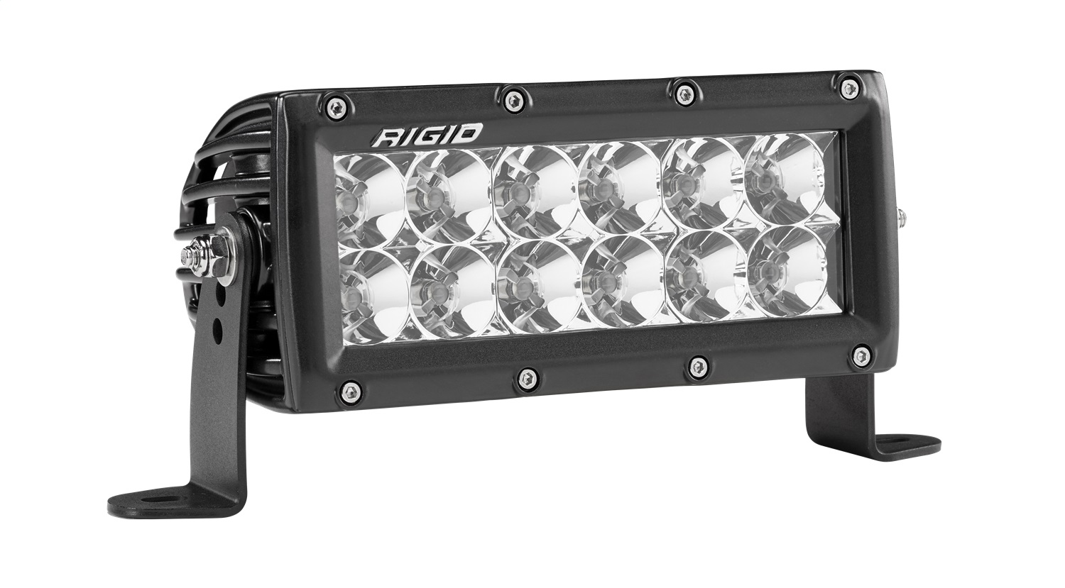 RIGID Industries 106113 E-Series PRO 6 Inch Flood LED Light Bar Black